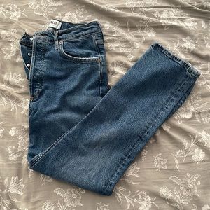 Agolde Riley high-rise straight jeans